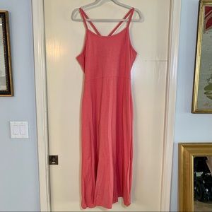 Pact fit-and-flare midi dress, NWOT